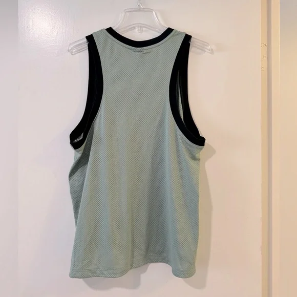 NWT jump man air Jordan Mesh Jersey in sage green and Black size large - Picture 2 of 4